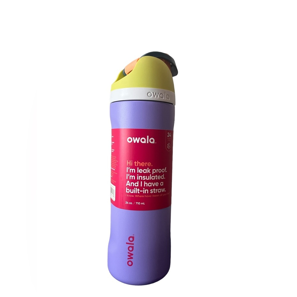 New Owala FreeSip Stainless Steel Water Bottle 24oz - Retro Boardwalk